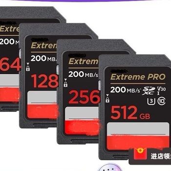 Sd Card Memory Card 200Mb/S Wholesale High Speed 200M/S64G128G256G512G Camera Sd Card Recorder
