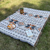 Picnic Mat Tent Moisture-Proof Mat Bohemian Style Multi-Functional Thread Blanket Cotton Yarn Nap Blanket Outdoor Camping Blanket