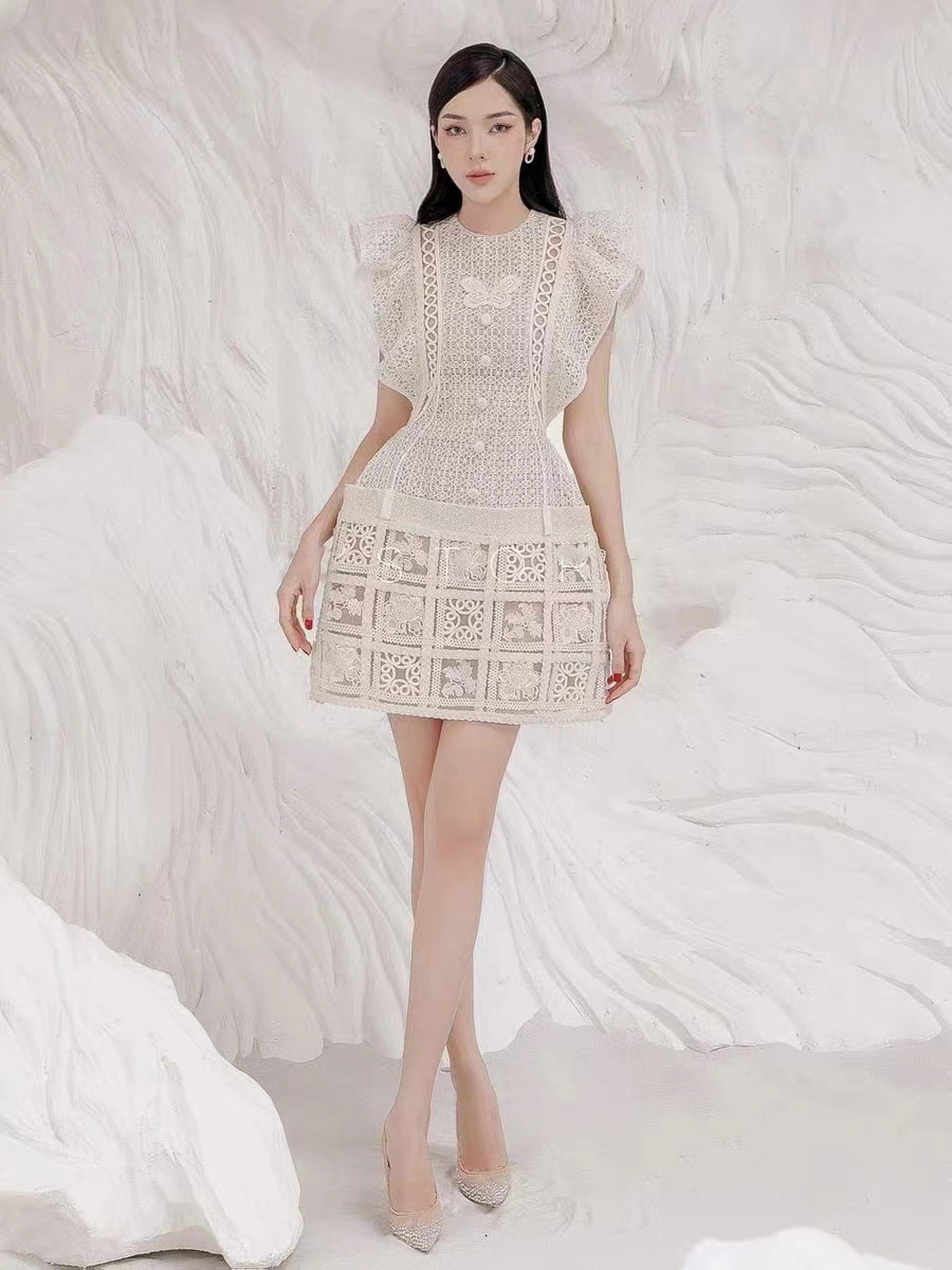 (Mới) Mã K6742 Giá 3330K: Váy Đầm Liền Thân Nữ Aityna Thêu Họa Tiết Hoa Thời Trang Nữ Chất Liệu Ren G06 Sản Phẩm Mới, (Miễn Phí Vận Chuyển Toàn Quốc).