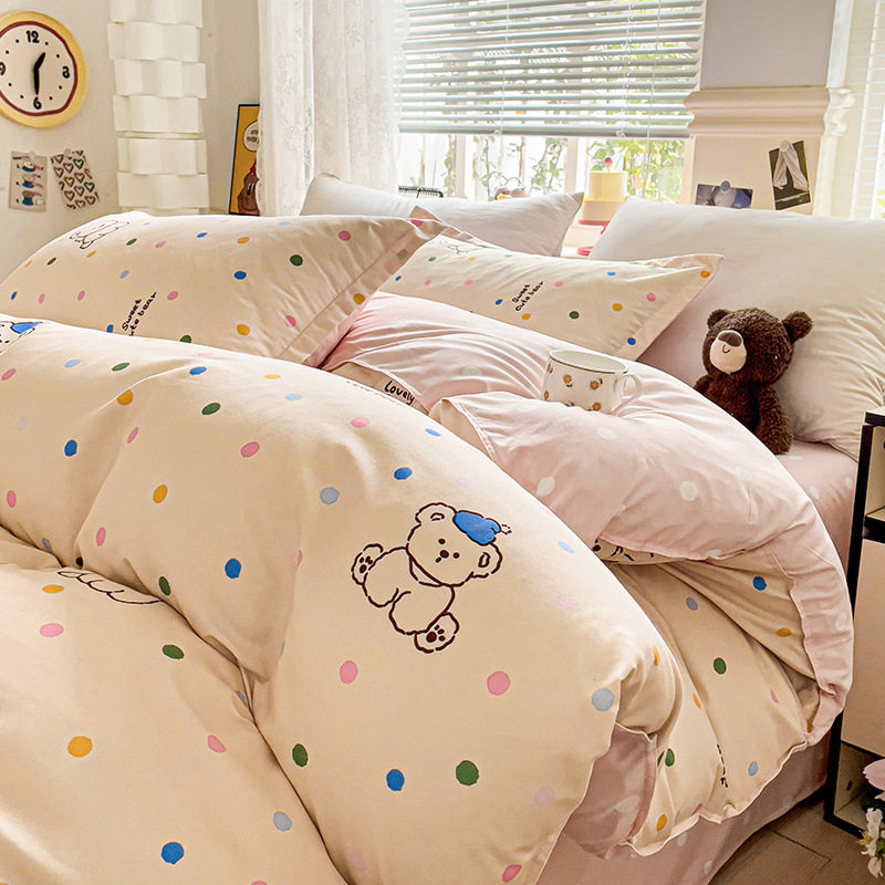 カラフル水玉クマJF