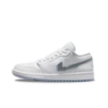 AJ1 Low - White Silver Reflective