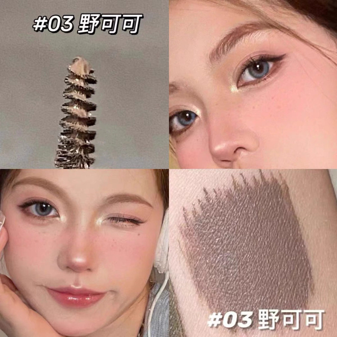 Cappuvini small gray tube eyebrow cream novice eyebrow cream is not easy to faint makeup waterproof makeup cross-border three-dimensional eyebrow cream