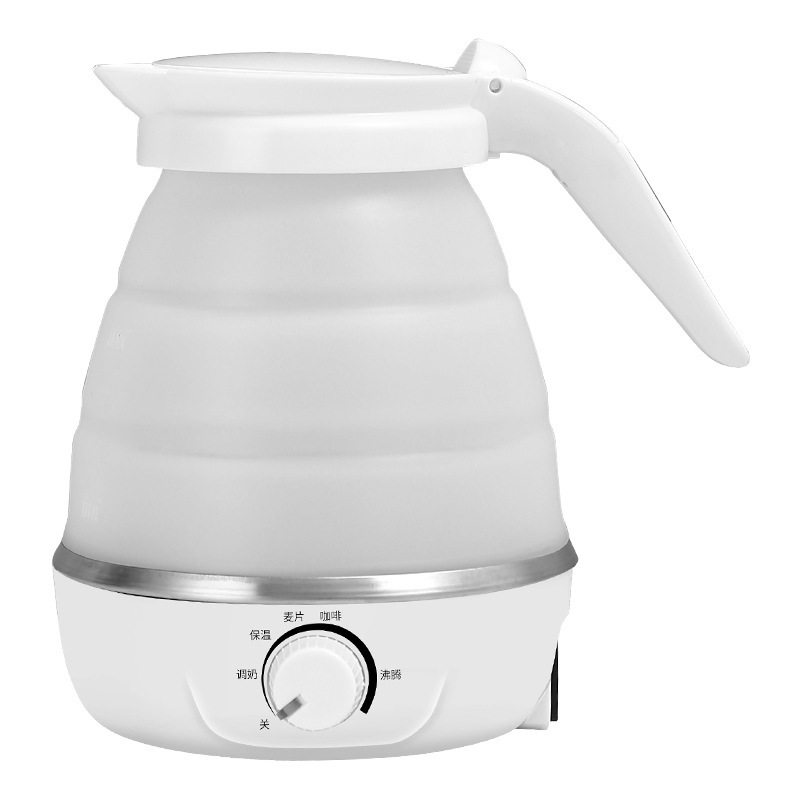 New Folding Kettle Household Travel Abroad Portable Dormitory Thermal Insulation Kettle Small Mini Automatic Power-off