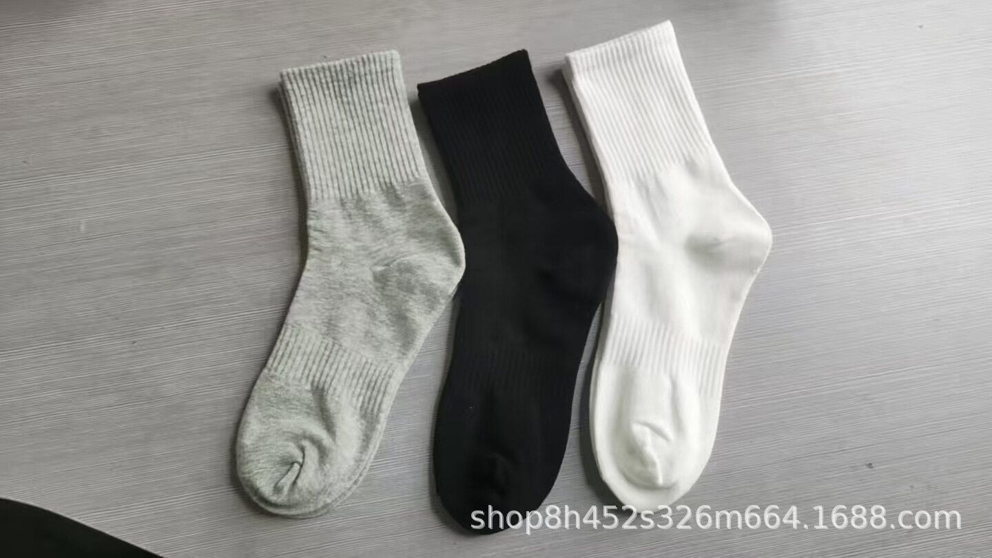 诸暨袜子男夏秋季运动棉袜男士女士中筒袜防臭吸汗篮球袜长袜批发