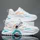 Summer Men's Shoes Breathable 2025 New Youth Casual Versatile Sports Running Mesh Anti-Odor Heightening Dad Shoes