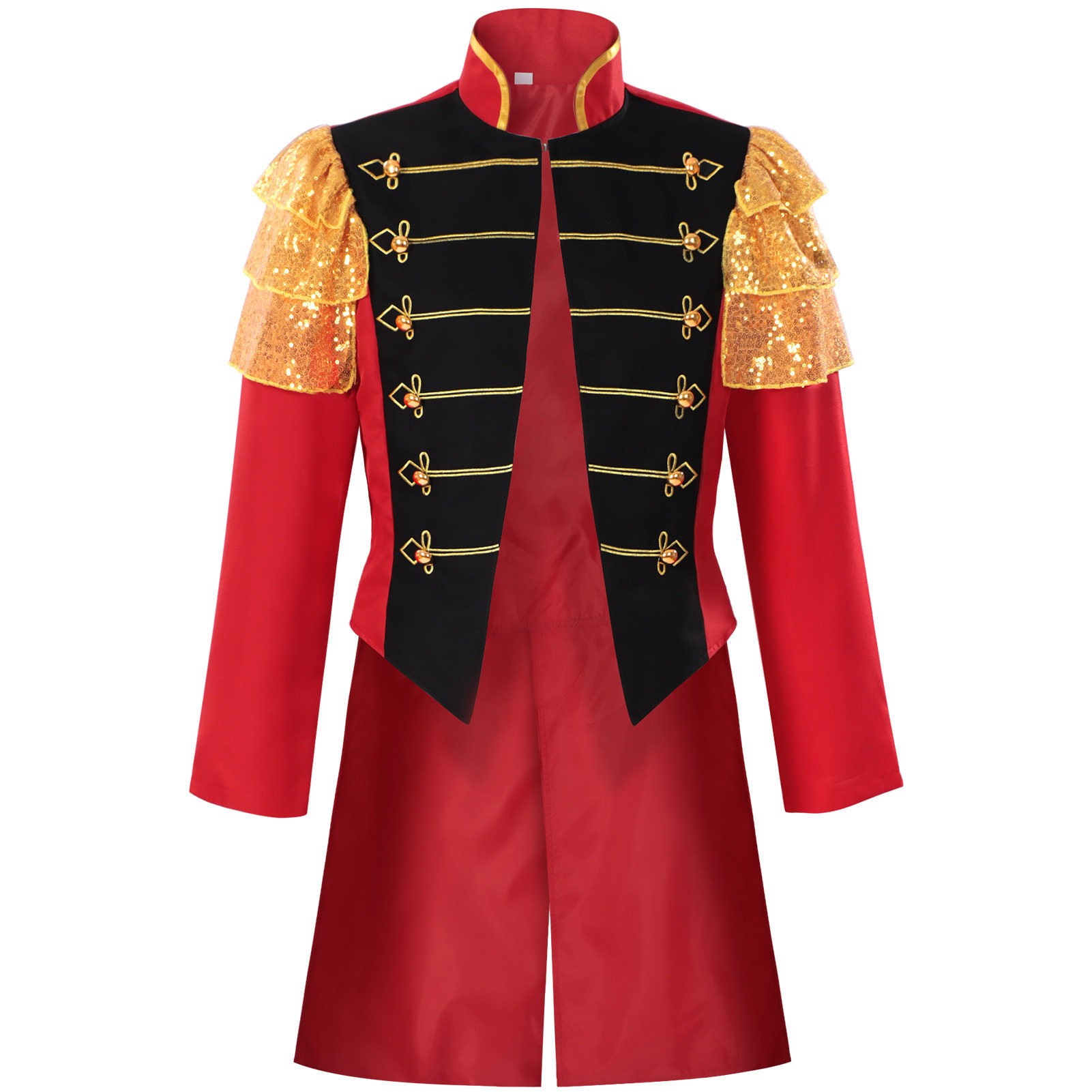 亚马逊wish中世纪服装男士复古立领马戏团表演服绅士化装舞会服装