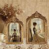 European style retro photo frame creative table resin photo frame 6 inch 7 inch 8 inch ornaments do old picture frame decoration