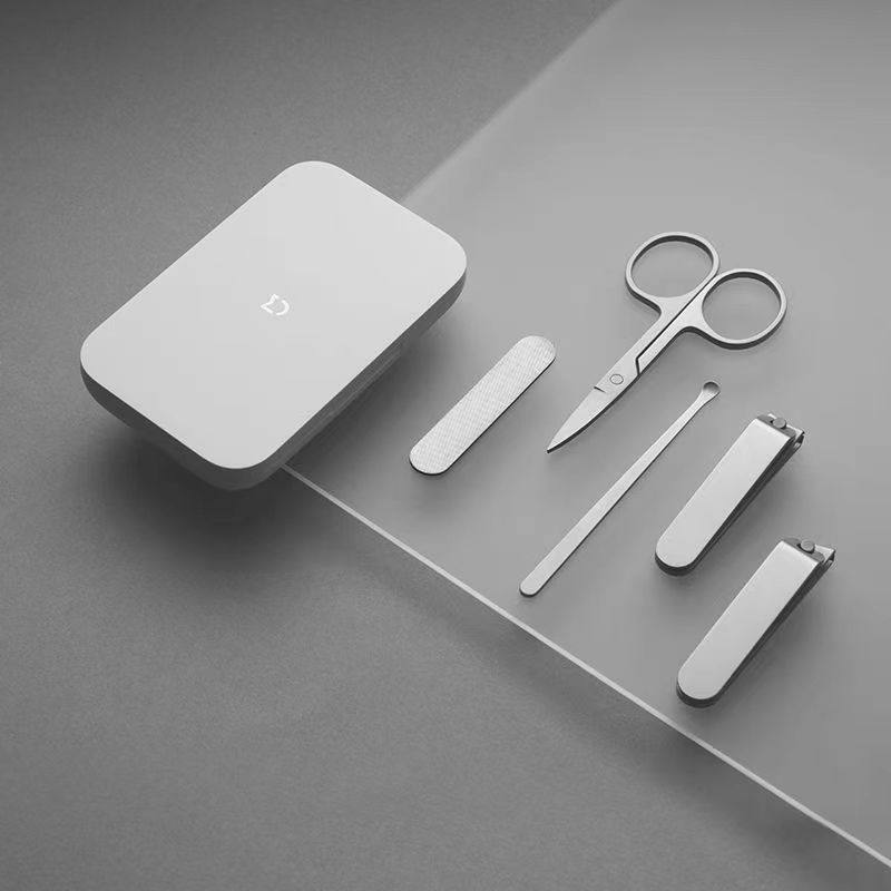 Xiaomi Nail Scissors Set Anti-Splash Nail Scissors for Men and Women Stainless Steel Nail Clippers Pedicure Nail Clippers Tool