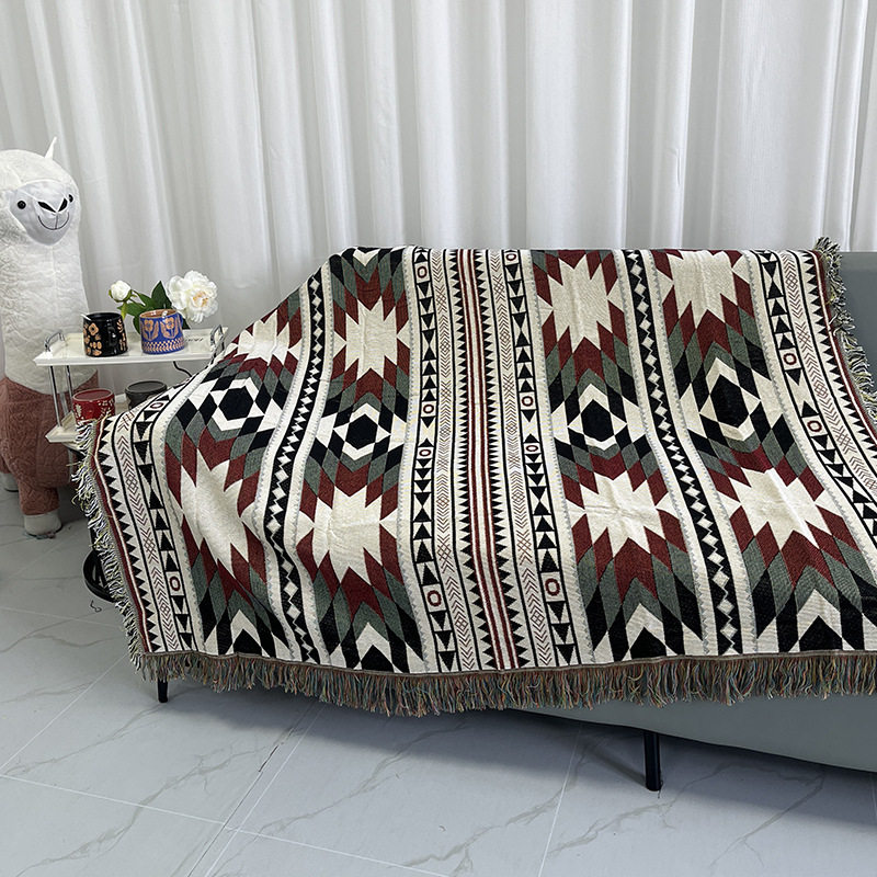 Nordic Sofa Cover Cloth Multi-Purpose Camping Blanket Single Sofa Thread Blanket Decorative Tapestry Leisure Throw Blanket Camping Blanket Wholesale