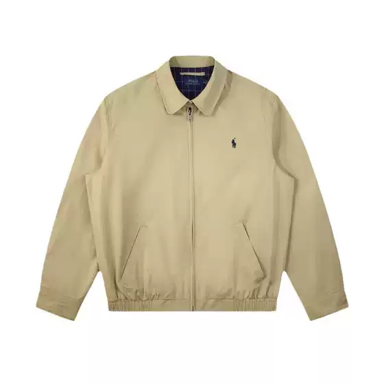 Cross-border Dropshipping RL Ralph Classic Unisex Vintage Zip-Up Jacket Coat