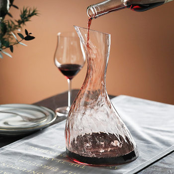 Red Wine Decanter, Swan Decanter, Crystal Glass S-Shaped Wine Dispenser, Nordic Style Wine Decanter for Home Use