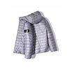 Cross-Border Trendy Brand Stone Classic Embroidered Armband down Jacket Hooded Zipper Jacket Top for Men and Women