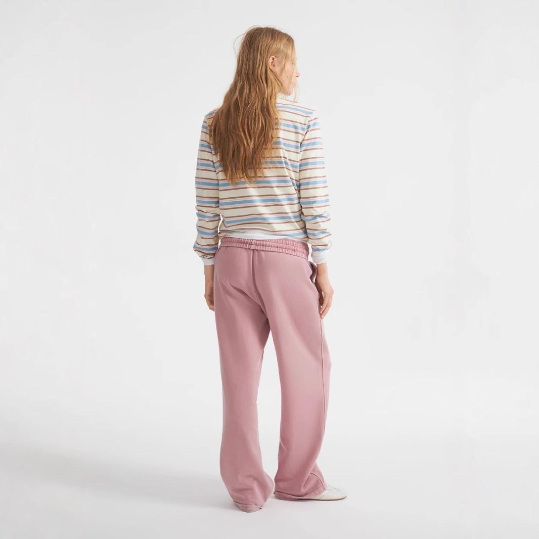 Striped Long Sleeve T Shirt for Women Casual Loose Fit Slimming Design Autumn Collection Wholesale Available