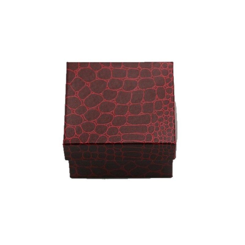 Foreign Trade Hot-Selling Crocodile Pattern Watch Box Imitation Leather Paper Heaven and Earth Cover Watch Box Gift Box Bracelet Storage Watch Box Packaging