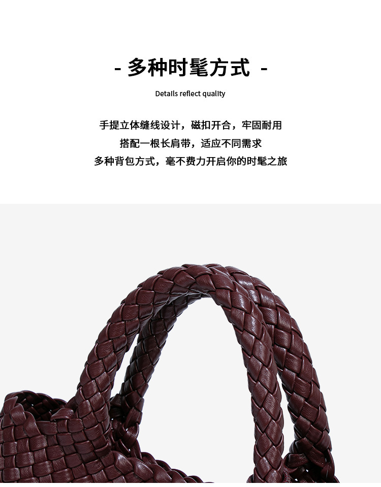 Túi xách tay nữ da PU dáng tote nhỏ đeo chéo — B2405 # màu bạc, B2405 # màu đen, B2405 # màu nâu, B2405 # Màu tím khoai môn