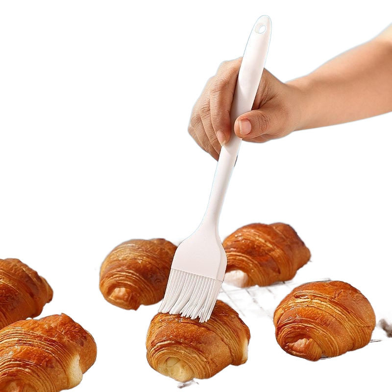 Barbecue Brush High Temperature Resistant Silicone Brush Kitchen Pancake Baking Household Oil Food Grade Brush No Hair Drop Oil Brush