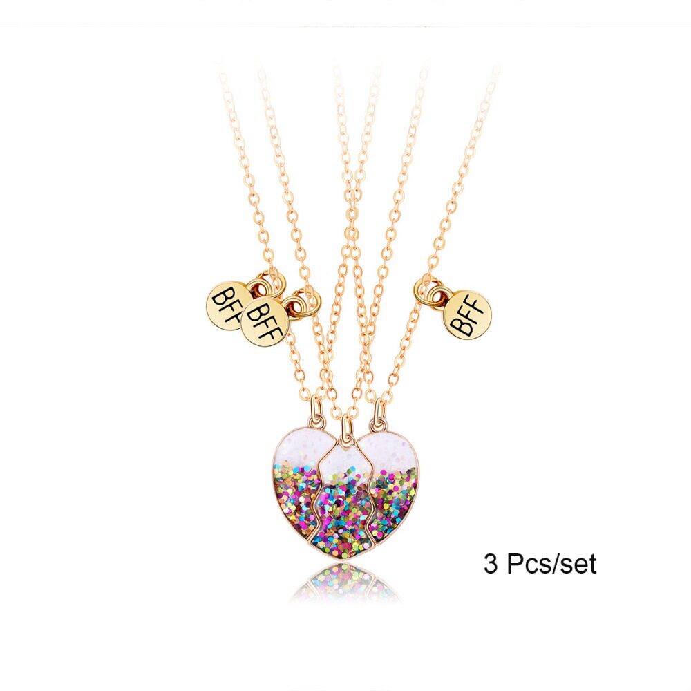 厂家供应儿童项链海豚滴油创意磁铁拼接爱心项链 拼接爱心礼物