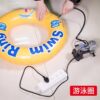 220V household inflator tire inflator metal inflator basketball balloon bubble column car inflator