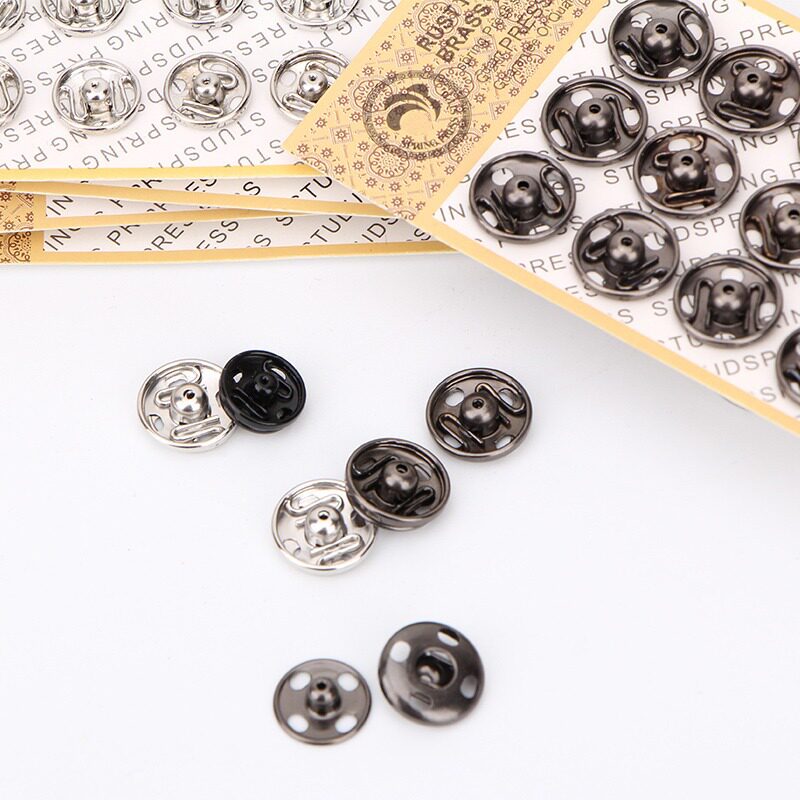 Factory Direct sales metal hidden buckle button hand buckle snap button mother and child buckle hidden buckle copper anti-rust material anti-exposure