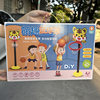 Children's basketball toys boys indoor and outdoor adjustable cartoon basketball frame kindergarten shooting sports ball toys