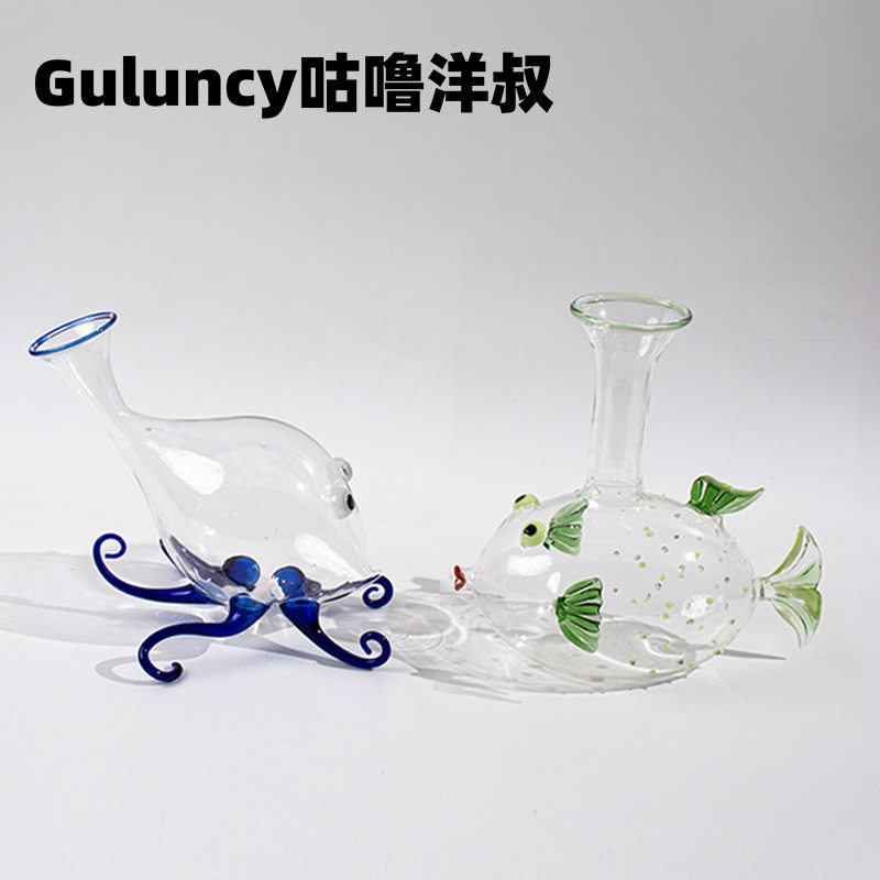 Waterfall wine decanter fast household suit luxury high-end glass wine pouring wine wine storage wine distribution wine pot