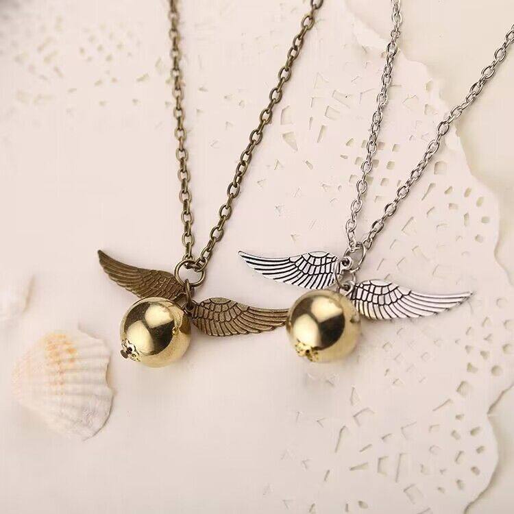 Golden Snitch Artifact Bracelet Hourglass Necklace Feather Bookmark Foreign Trade Creative Peripheral Alloy Vintage Jewelry Wholesale