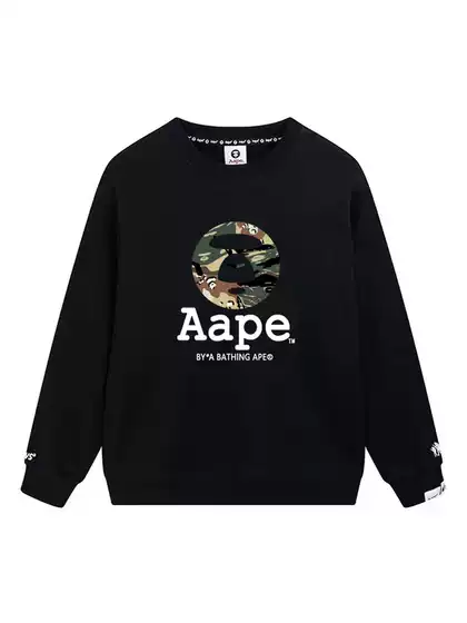 Cross-Border Wholesale Trendy Ape Round Neck Sweatshirt Ape Head Long Sleeve Foreign Trade Supply Loose Top Jacket