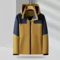 Camel/navy blue