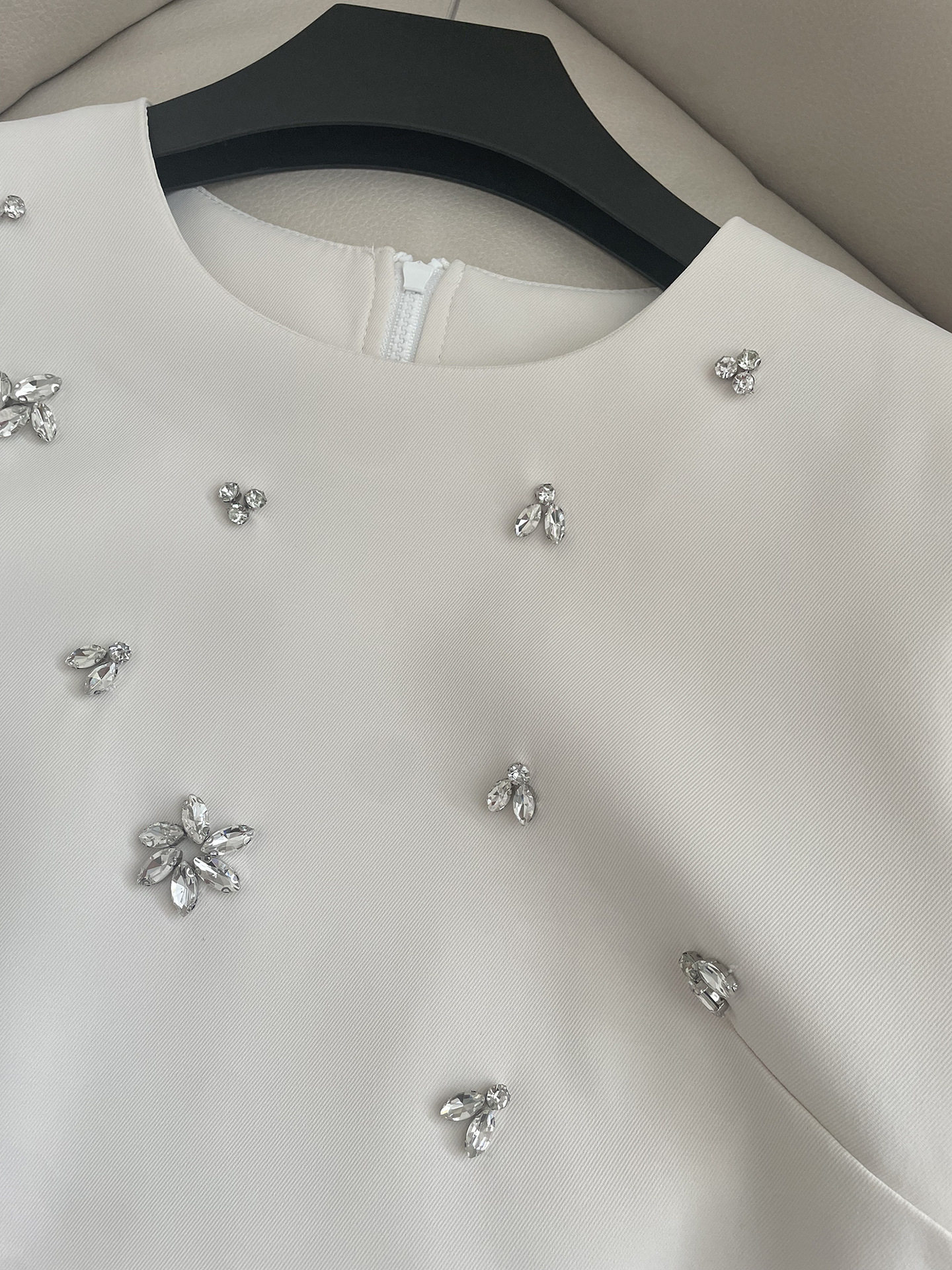 Chân váy xếp ly nữ xòe phong cách Chanel, chất liệu polyester cao cấp chi tiết 13