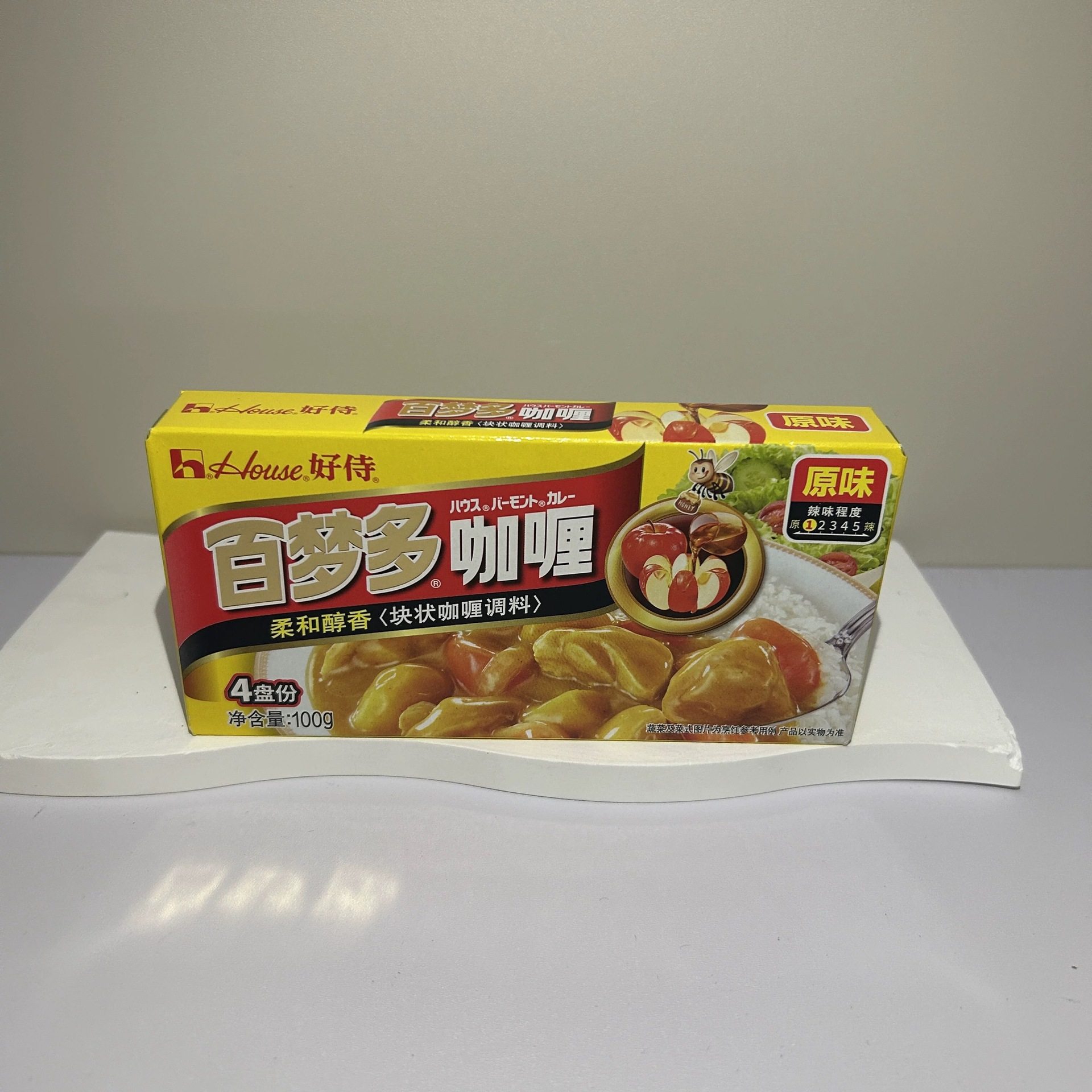 [New Goods] Haoshi Baimunduo Curry Wholesale Instant Household Commercial Curry Rice Baimunduo Original 100g