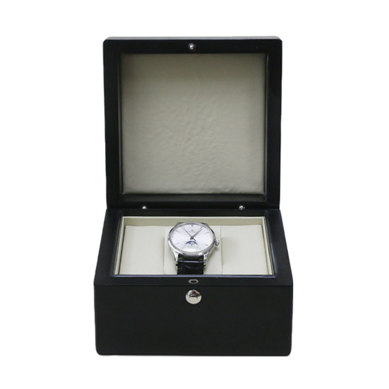 Foreign Trade Explosions High-end Watch Packaging Box Flip Jewelry Storage Box Bronzing Printing Wooden Gift Box
