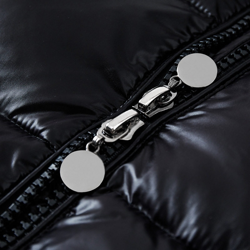 Down Jacket Men's New Couple Short Jacket Trendy Men's Trendy Brand Glossy Thickened Cross-Border Foreign Trade down Men's Clothing