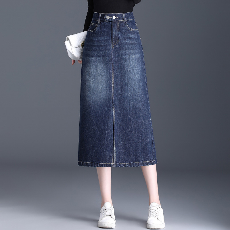 Chỉ Size L Sale Sốc: Chân Váy Đầm Nữ Wutdia Dáng Chữ A Hàng Mùa Xuân Thu Đông Phong Cách Hàn Quốc Thời Trang Nữ Chất Liệu Jean Bò G03 Sản Phẩm Mới, (Miễn Phí Vận Chuyển Toàn Quốc).