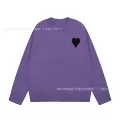 Purple [2115 round neck jacquard style]