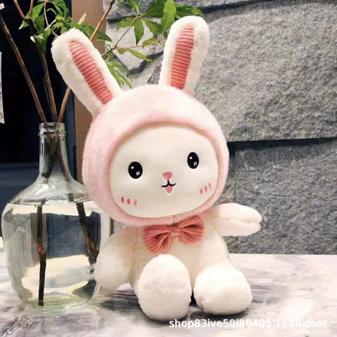 婚礼手抛娃娃8寸毛绒玩具公仔抓机娃娃定制logo