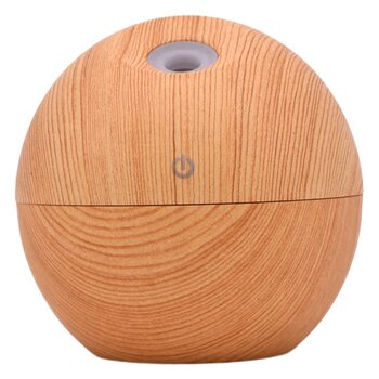 Factory wholesale humidifier creative 130ml car essential oil wood grain usb air aromatherapy ultrasonic humidifier
