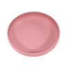 temu cross-border labelable food grade silicone plate striped edge high quality child feeding sucker plate