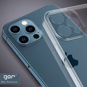 Gor Is Suitable for Iphone17 Mobile Phone Case Iphone16Promax Transparent Soft Shell Apple 14 Lens Protective Case
