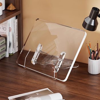 Book Stand Reading Holder Book Clip Fixed Book Stand Children's Reading Artifact Adjustable Bookshelf