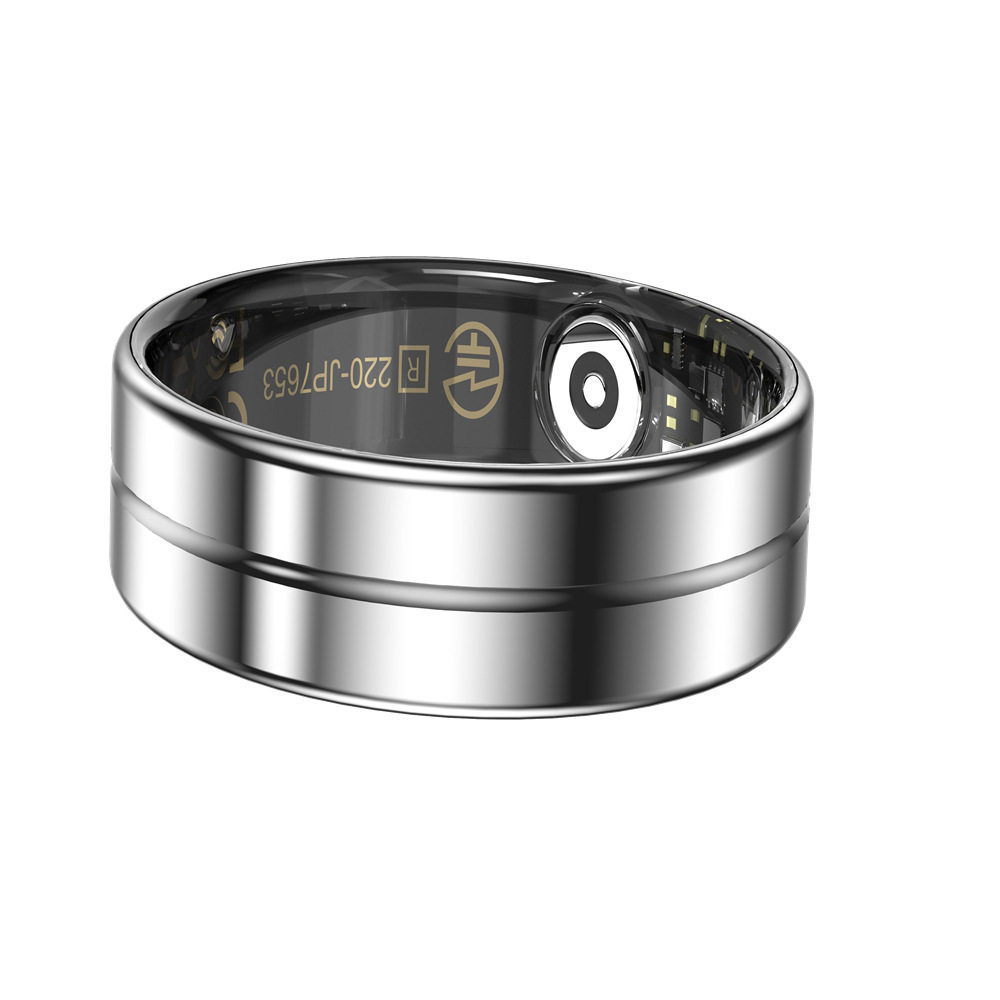 New R11 Smart Ring with Charging Compartment, Heart Rate, Blood Pressure, Blood Oxygen, Sleep, Exercise, Pedometer, Waterproof, Photo Taking, Cross-Border