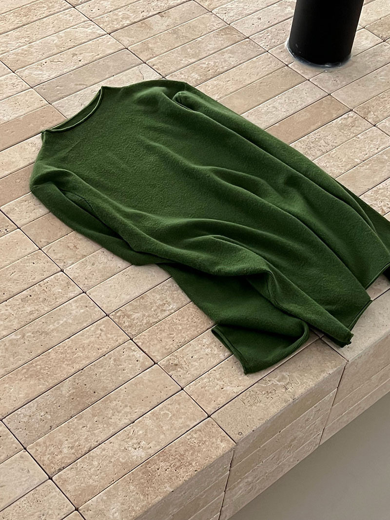 鹿西百搭柔软亲肤毛衣打底衫女秋冬半高领纯色针织衫T恤上衣ss848