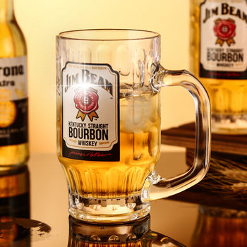 Cross-Border Liquor Glasses with a High-End Feel, Creative Large-Capacity Household Beer Glasses, Custom Glass Products Wholesale Factory