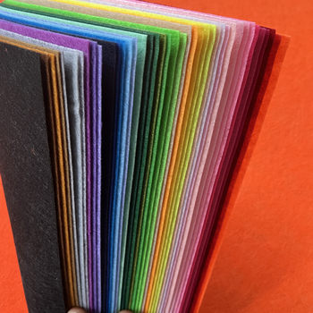 1mm Thickness Color Felt Non-woven Needle-punched Non-woven Fabric Kindergarten Handmade DIY Craft Material Non-woven Fabric