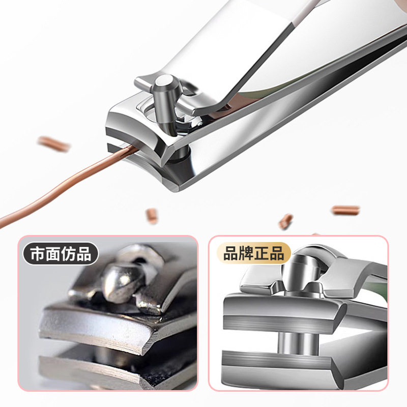 Spot Stainless Steel Portable Nail Clipper Set Wholesale Anti-Splash Nail Clipper Nail Clipper Household Nail Clipper Tool