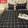 Scandinavian Style Internet Celebrity Four-Piece Single Quilt Cover Four-Season Bed Single Dormitory Bed Set Three-Piece Quilt Set