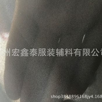 High quality black rubber lining lining cloth impermeable without leaving white spots black high quality chiffon lining factory direct wholesale