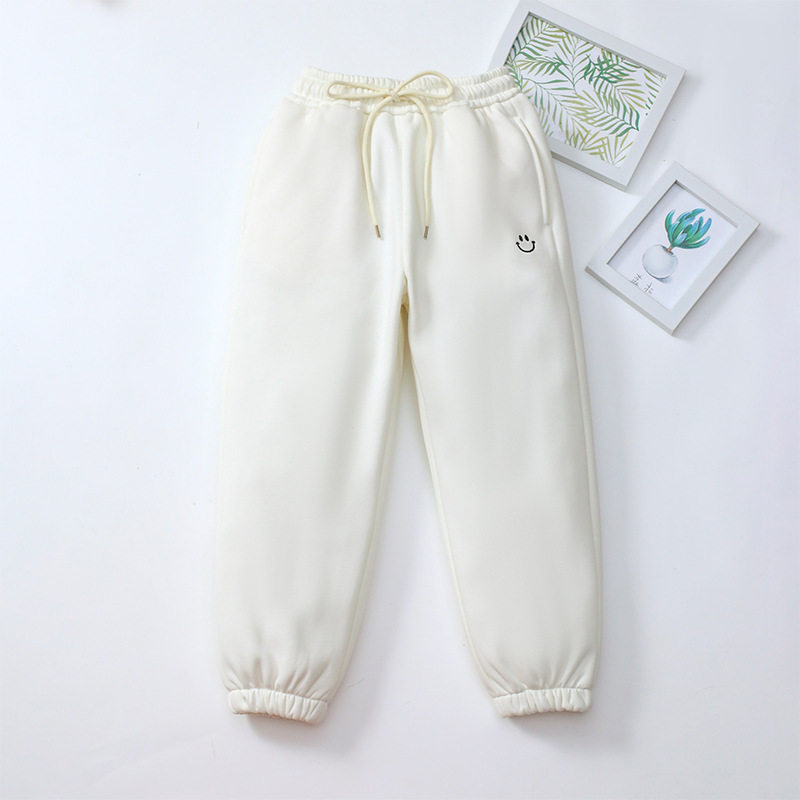 Thick Fleece-lined Kids' Pants, Winter Warm Girls' Trousers, Toddler Sports Pants