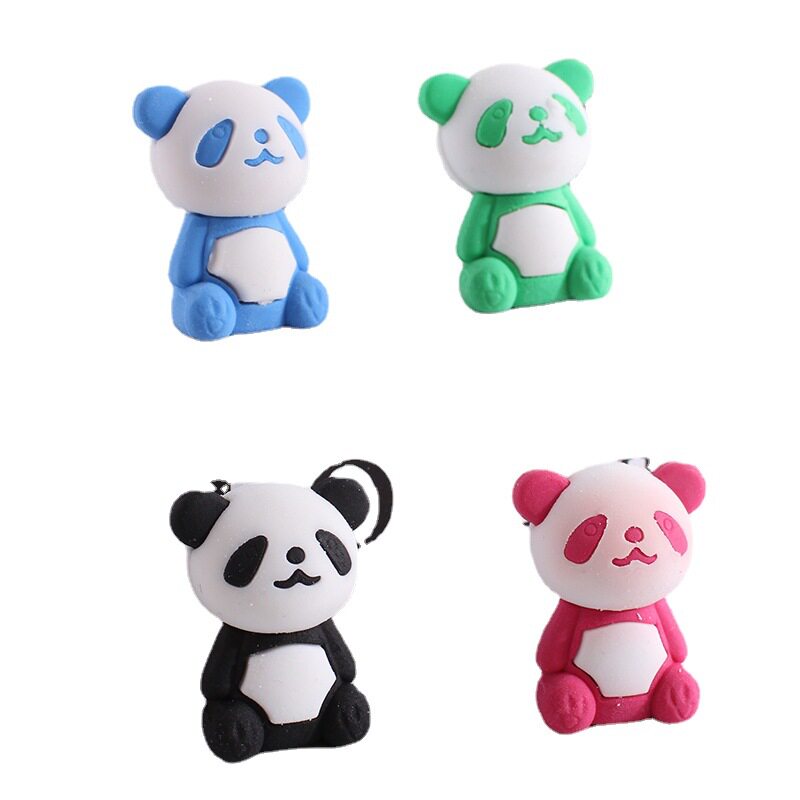 Eraser suit gift box 61 gift panda shape primary school student stationery prize cute animal
