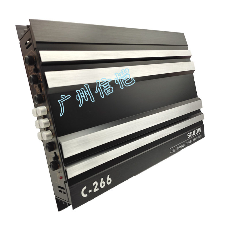 FaCtory Wholesale 12V Car Audio ModifiCation with Power Amplifier C-266 Four-way Four-Channel Car Amplifier