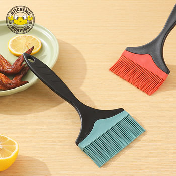 Extra Large silicone barbecue sauce brush kitchen household edible pancake brush oil lint-free brush baking tool